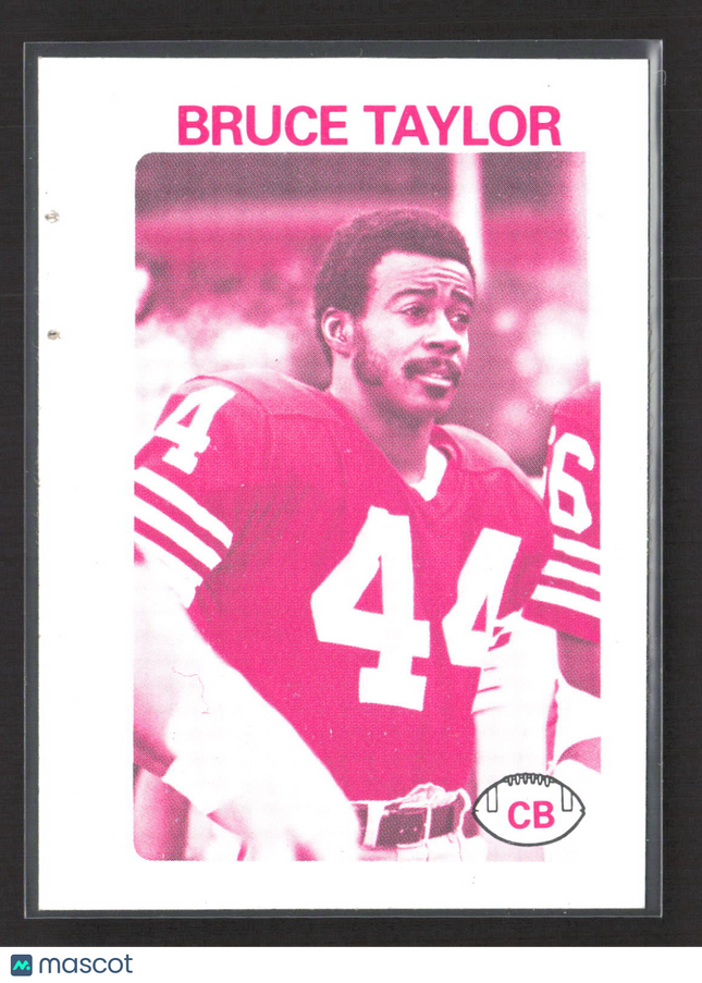 1978 Topps Bruce Taylor Blank Back Proof