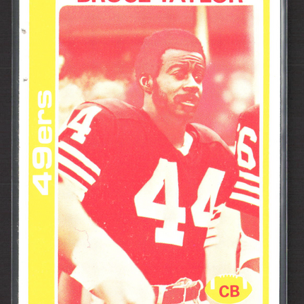 1978 Topps Bruce Taylor #208 Blank Back Proof
