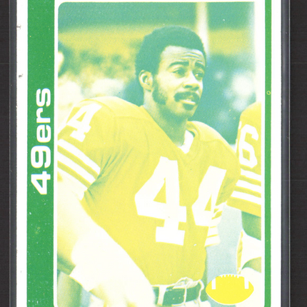 1978 Topps Bruce Taylor #348 Blank Back Proof