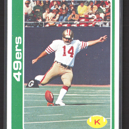 1978 Topps Ray Wersching #356 Blank Back Proof