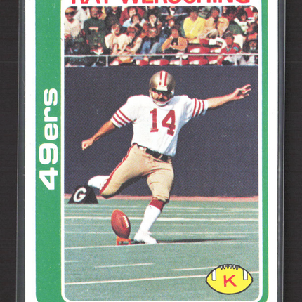 1978 Topps Ray Wersching #272 Blank Back Proof