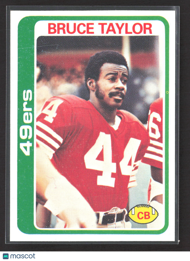 1978 Topps Bruce Taylor #356 Blank Back Proof