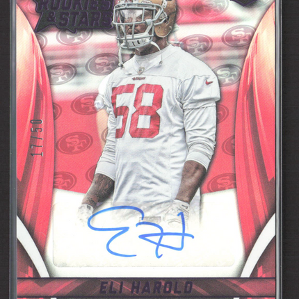2015 Panini Rookies & Stars Eli Harold #RS-EH RC 17/50 Auto