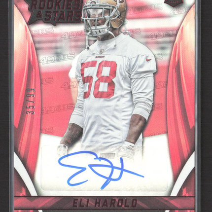 2015 Panini Rookies & Stars Eli Harold #RS-EH RC Auto /99