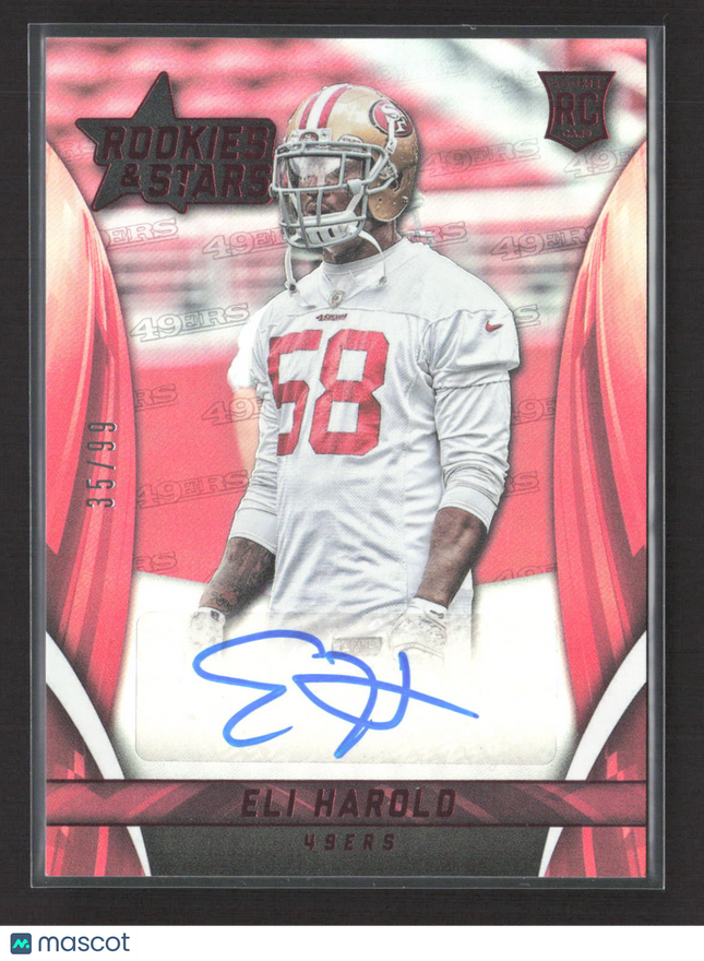 2015 Panini Rookies & Stars Eli Harold #RS-EH RC Auto /99
