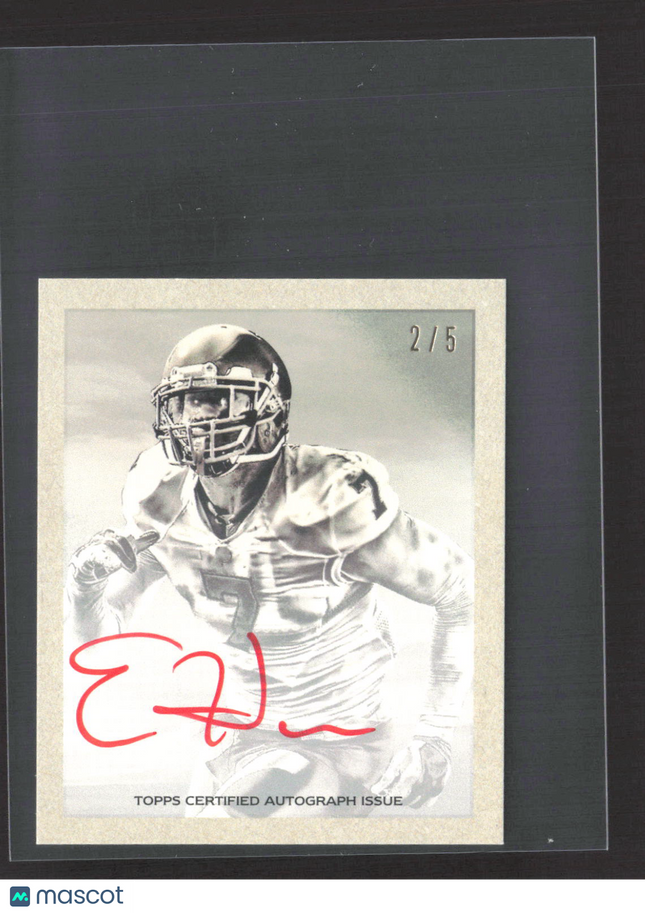 2015 Bowman Football Eli Harold #BMA-EH Black and White /5 Auto