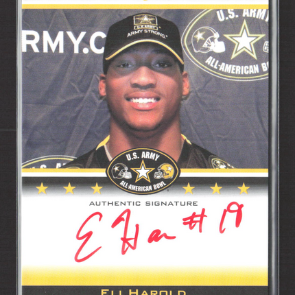 2012 Leaf U.S. Army All-American Bowl Selection Tour Eli Harold #TA-EH1 /25 Auto