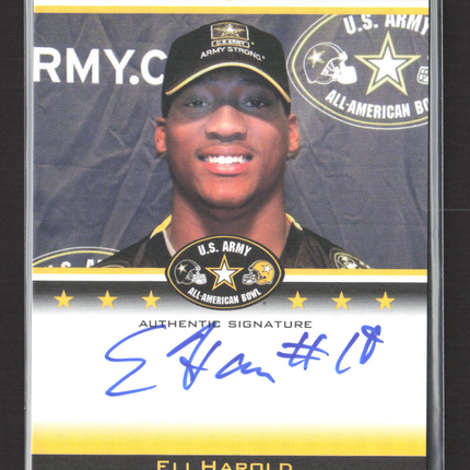 2012 Leaf U.S. Army All-American Bowl Selection Tour Eli Harold #TAEH1 /125 Auto
