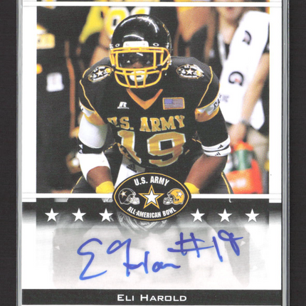 2012 Leaf U.S. Army All-American Bowl Eli Harold #BA-EH1 Auto
