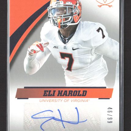 2016 Panini Virginia Team Collection Eli Harold #EH-VA 46/99 Auto