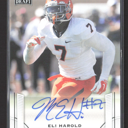 2015 Leaf Draft Eli Harold #BA-EH1 Auto