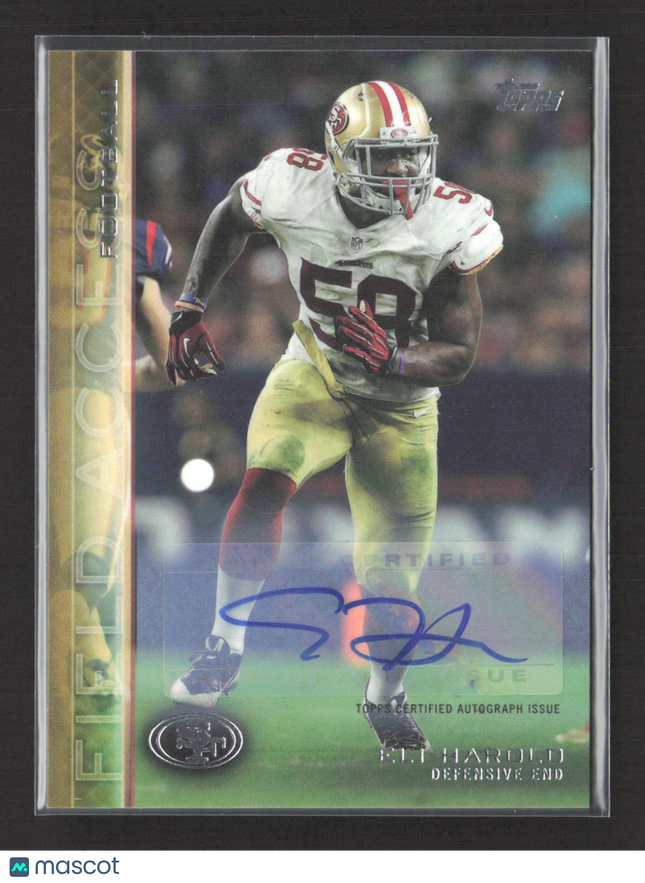 2015 Topps Field Access Eli Harold #9 Autograph 04/99 Auto