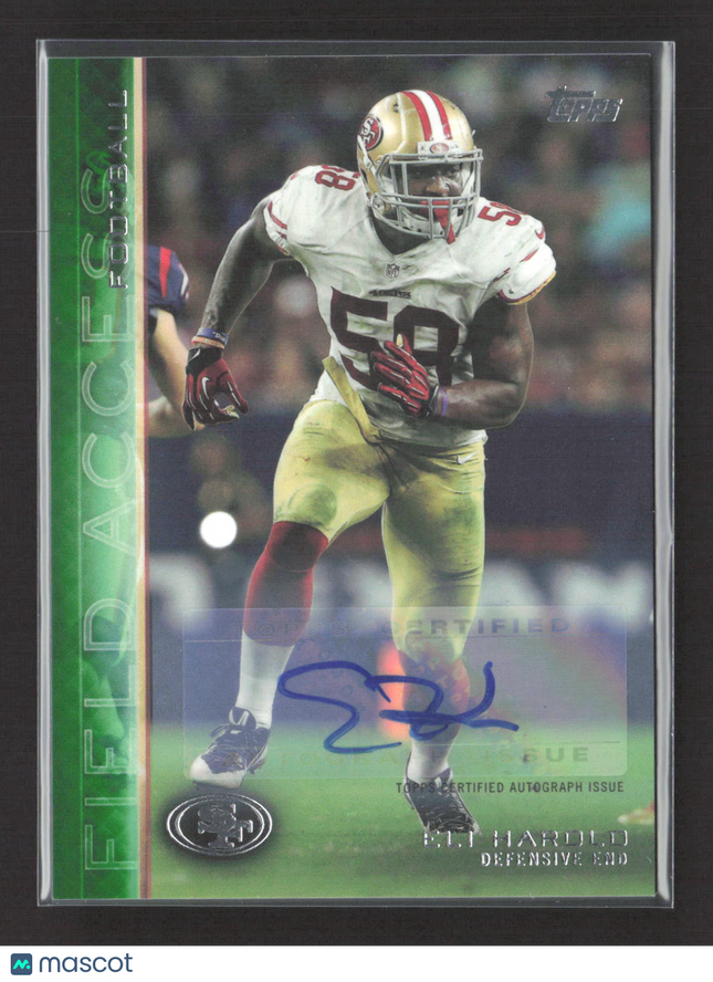 2015 Topps Field Access Eli Harold #9 36/50 Auto