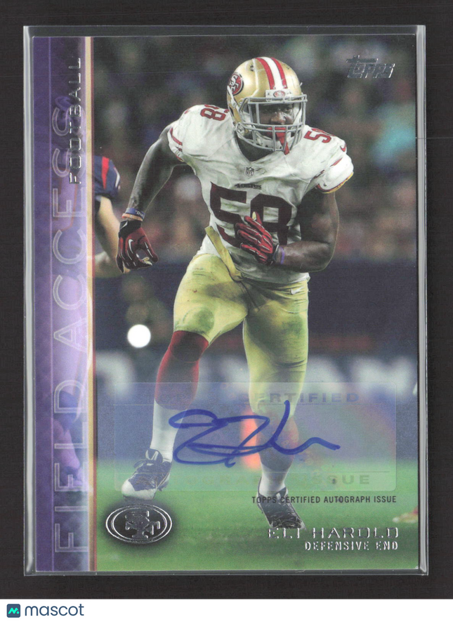2015 Topps Field Access Eli Harold #9 18/25 Auto