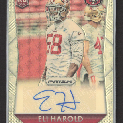 2015 Panini Prizm Eli Harold #RS-EH RC 1/5 Auto Gold Vinyl