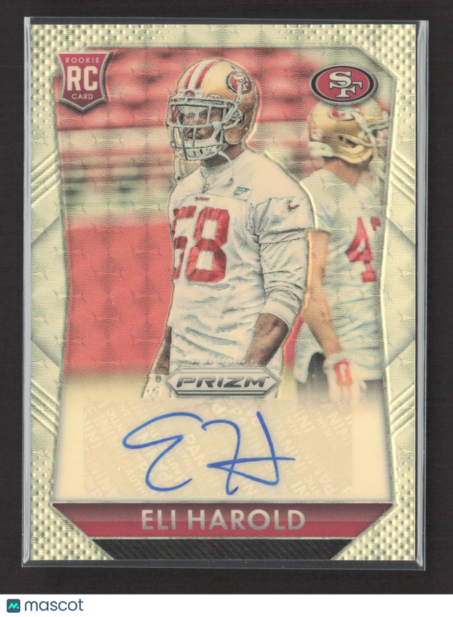 2015 Panini Prizm Eli Harold #RS-EH RC 1/5 Auto Gold Vinyl
