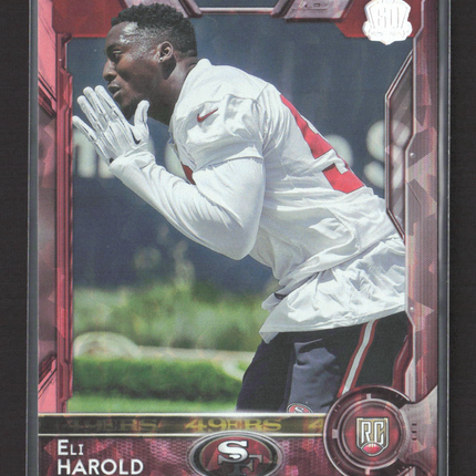 2015 Topps Eli Harold #439 RC Red Crackle /60