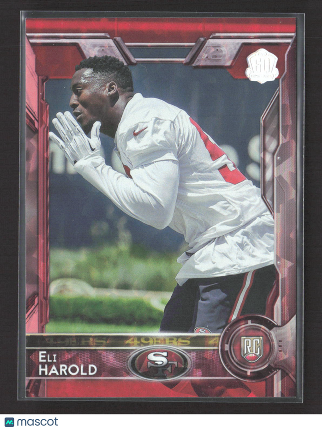 2015 Topps Eli Harold #439 RC Red Crackle /60
