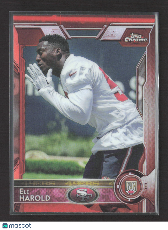 2015 Topps Chrome Eli Harold #158 Orange RC
