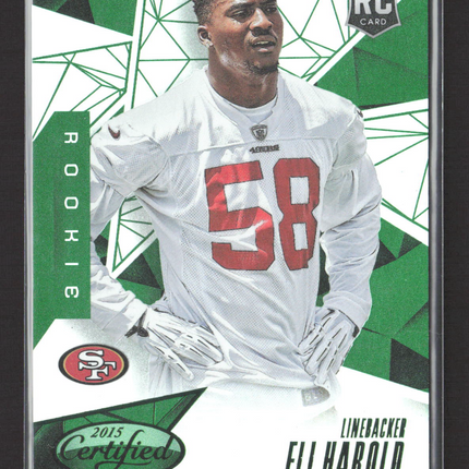2015 Panini Certified Eli Harold #142 Emerald RC 2/5