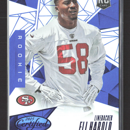 2015 Panini Certified Eli Harold #142 Blue RC /50