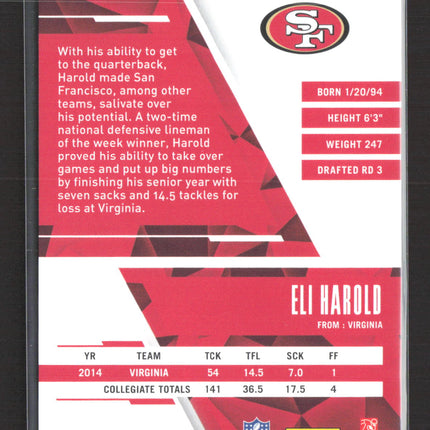 2015 Panini Certified Eli Harold #142 RC 07/25 Gold