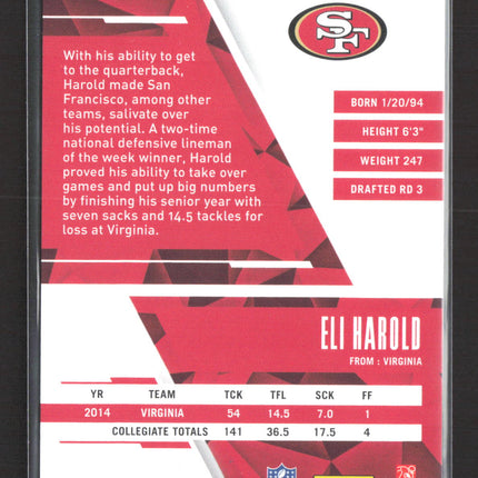 2015 Panini Certified Eli Harold #142 Purple RC 04/10