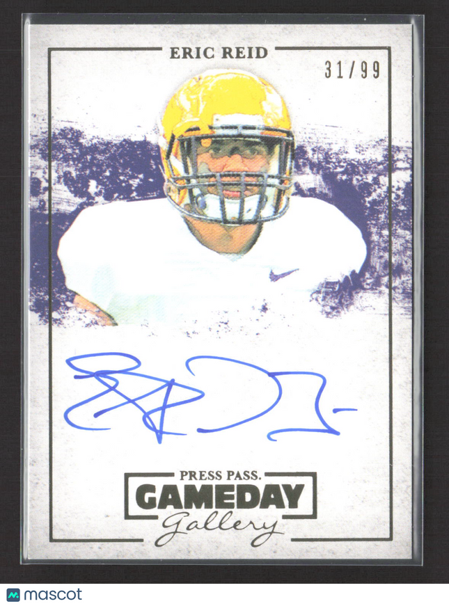 2013 Press Pass Gameday Gallery Eric Reid #GG-ER 31/99 Auto