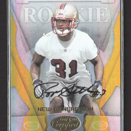 2008 Leaf Certified Materials New Generation Reggie Smith II #190 Auto /25