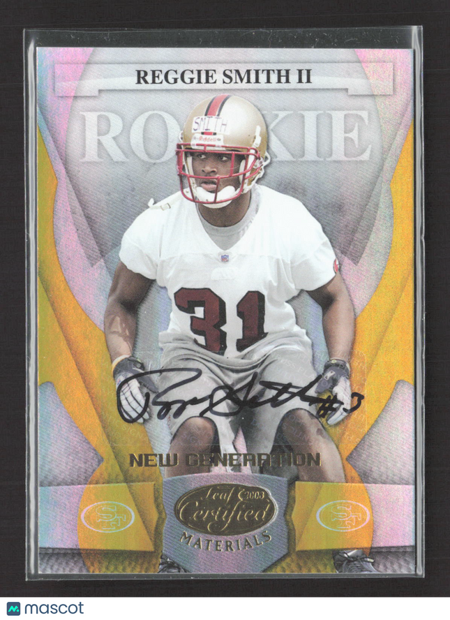 2008 Leaf Certified Materials New Generation Reggie Smith II #190 Auto /25