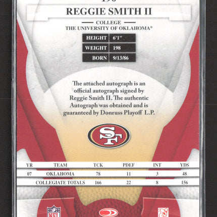 2008 Leaf Certified Materials New Generation Reggie Smith II #190 Auto /25