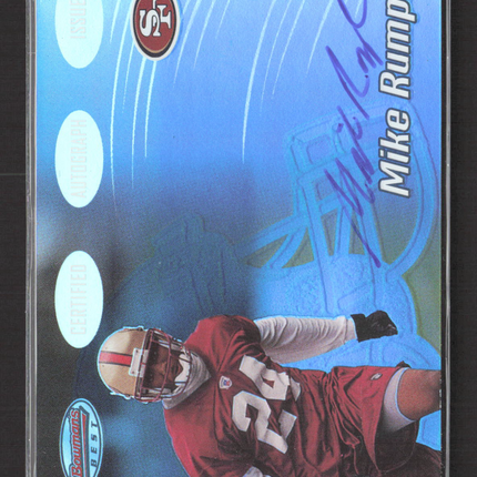 2002 Bowman's Best Mike Rumph #154 Auto