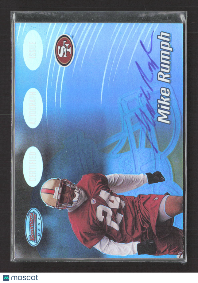 2002 Bowman's Best Mike Rumph #154 Auto