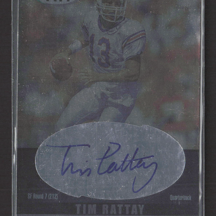 2000 SAGE HIT Tim Rattay #A13 Authentic Autograph Auto