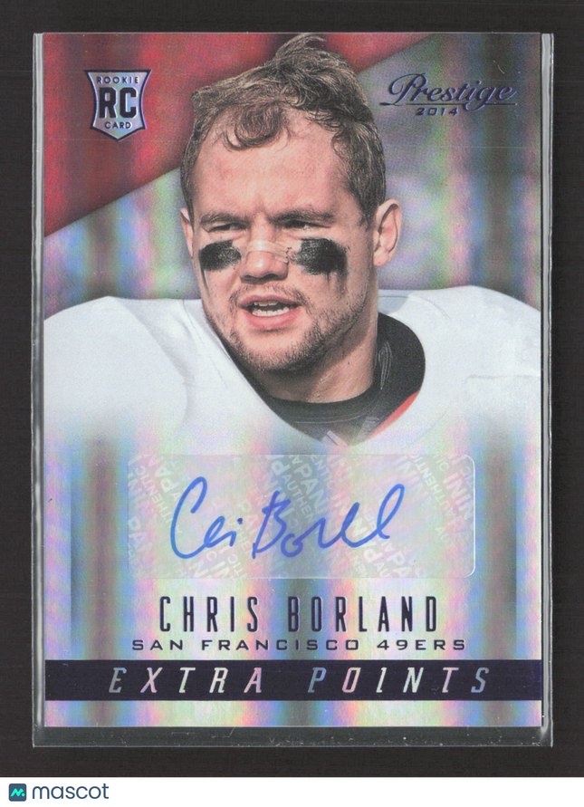 2014 Panini Prestige Extra Points Chris Borland #220 RC Auto