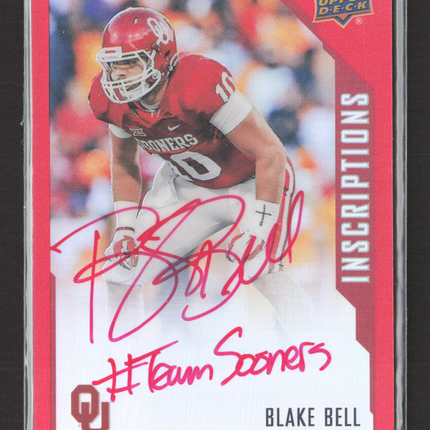 2015 Upper Deck Inscriptions Football Blake Bell #BL 125/149 Auto