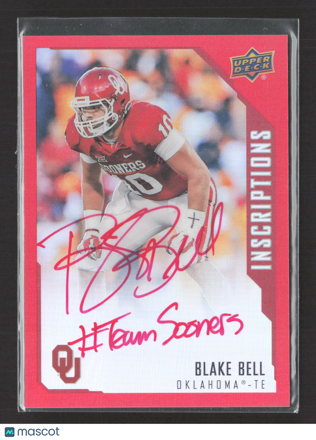 2015 Upper Deck Inscriptions Football Blake Bell #BL 125/149 Auto
