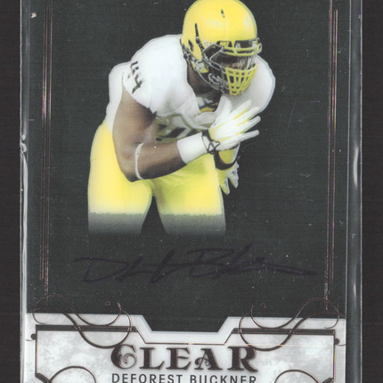 2016 Leaf Trinity Clear DeForest Buckner #CA-DFB Authentic Signature Auto