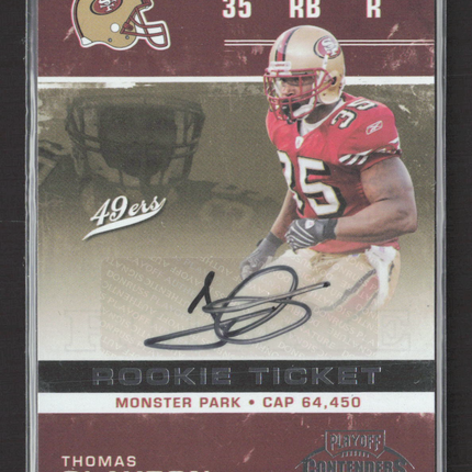 2007 Playoff Contenders Rookie Ticket Thomas Clayton #228 Auto
