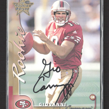 2000 Leaf Rookies & Stars Giovanni Carmazzi #152 Auto
