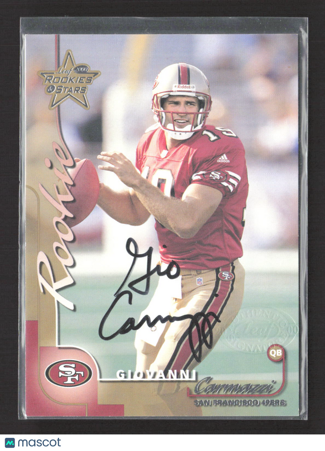 2000 Leaf Rookies & Stars Giovanni Carmazzi #152 Auto