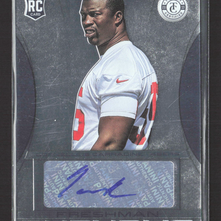 2013 Panini Totally Certified Phenoms Cornellius Carradine #166 RC 379/499 Auto