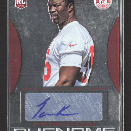 2013 Panini Totally Certified Freshman Phenoms Cornellius Carradine #166 25/99 RC Auto