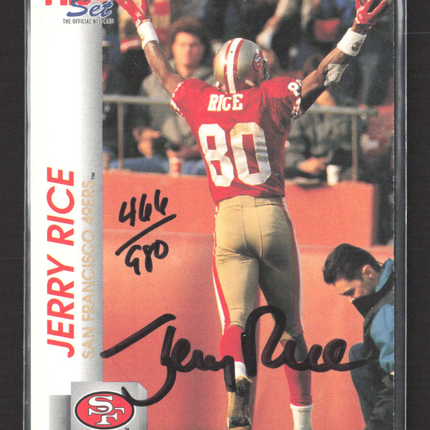 1992 Pro Set Jerry Rice #651 Auto /980