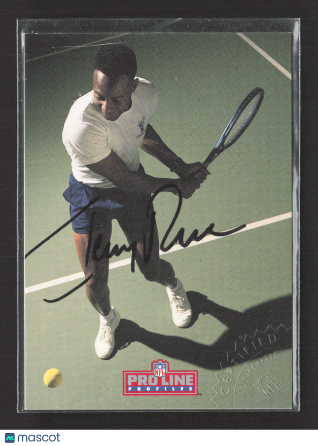 1992 Pro Line Profiles Jerry Rice #7 Auto