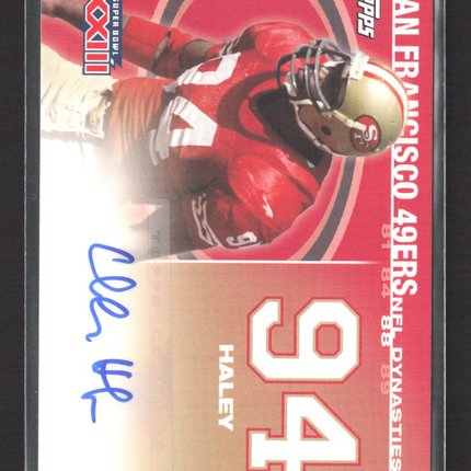 2008 Topps NFL Dynasties Tribute Charles Haley #DYNA-CH 144/200 Auto
