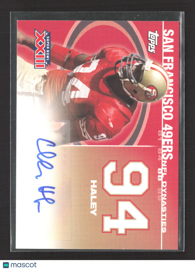2008 Topps NFL Dynasties Tribute Charles Haley #DYNA-CH 144/200 Auto