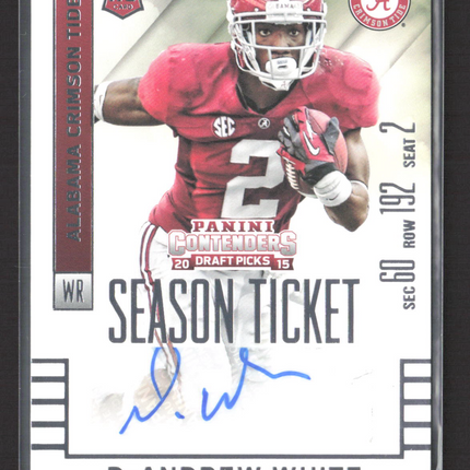 2015 Panini Contenders Draft Picks DeAndrew White #271 RC Auto