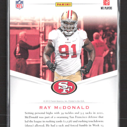 2012 Panini Ray McDonald #79 Auto