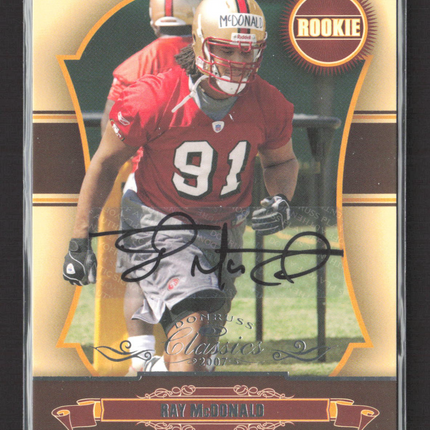 2007 Donruss Classics Ray McDonald #248 281 / 499 Auto